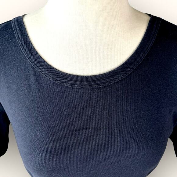 Pendleton Classic Short Sleeve Cotton Crewneck Tee Shirt Women Size M Dark Navy - Picture 7 of 11